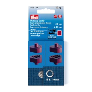 Prym - Werkzeugset für Vario Creative Tool - Druckknöpfe Jersey - Ø  8 und 10 mm