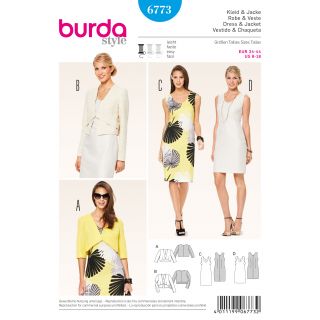 Schnittmuster - burda style - Kleid, Jacke - 6773