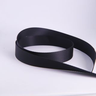 Gurtband - uni - 25 mm - schwarz