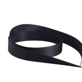 Gurtband - uni - 25 mm - schwarz