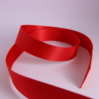 Gurtband - uni - 25 mm - rot