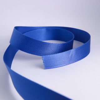 Gurtband - uni - 25 mm - blau