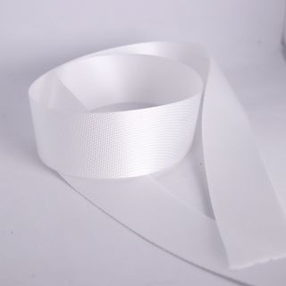 Gurtband - uni - 40 mm - weiß