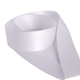 Gurtband - uni - 40 mm - weiß