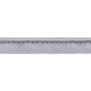 Paspelband - reflektierend - uni - grau