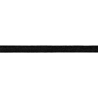 Elastikkordel - 5mm - schwarz