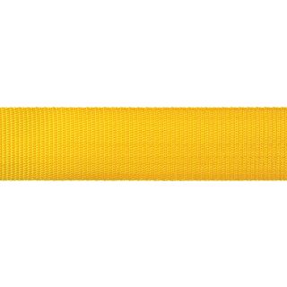 Gurtband - 40 mm - uni - gelb