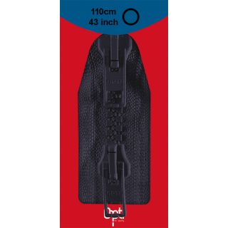 Reißverschluss Opti - P60 - 110cm - Werraschieber - Zweiwege - teilbar - dunkelblau