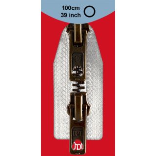 Reißverschluss Opti - M60 - 100cm - Werraschieber - Zweiwege - teilbar - weiss