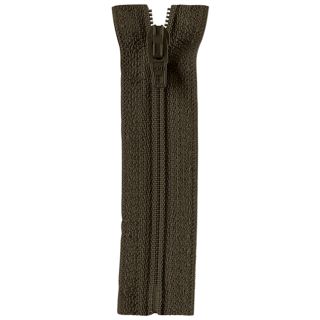 Reißverschluss Opti - S40 Fulda 15cm - nicht teilbar - oliv