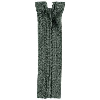 Reißverschluss Opti - S40 Fulda 18cm - nicht teilbar - grau