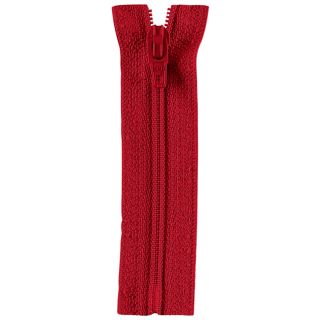 Reißverschluss Opti - S40 Fulda 18cm - nicht teilbar - rot