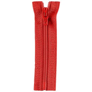 Reißverschluss Opti - S40 Fulda 18cm - nicht teilbar - hellrot