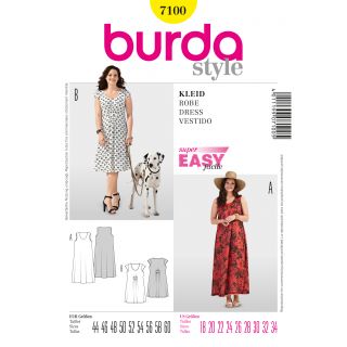 Schnittmuster - burda easy - Kleid - 7100