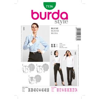 Schnittmuster - burda style - Bluse - 7136