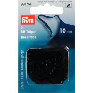 Prym - 2 BH-Träger - 10 mm - schwarz