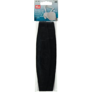 Prym - 2 BH-Träger - soft - 15 mm - schwarz