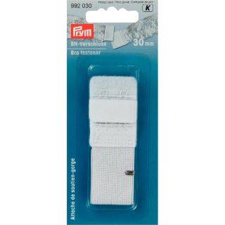 Prym - BH-Verschluss - 30 mm - weiss