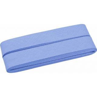Baumwollschrägband - 40/20 - 5m Coupon - babyblau