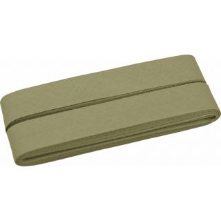 Baumwollschrägband - 40/20 - 5m Coupon - khaki