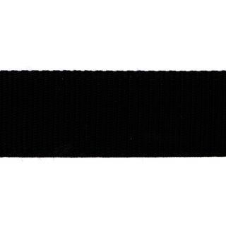 Taschengurtband - 40 mm - uni - schwarz
