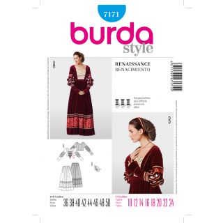 Schnittmuster - burda style - Renaissancekleid - 7171