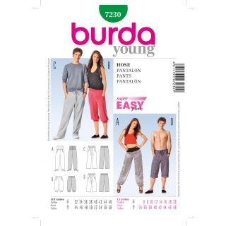 Schnittmuster - burda easy - Hose - 7230