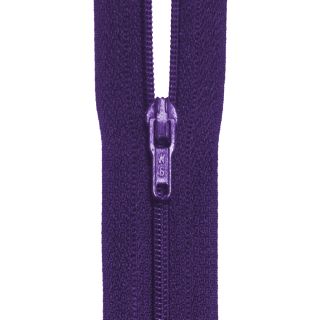 Reißverschluss - S40 - Meterware - mit Zipper - lila
