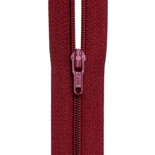 Reißverschluss - S40 - Meterware - mit Zipper - weinrot
