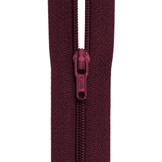 Reißverschluss - S40 - Meterware - mit Zipper - bordo-rot