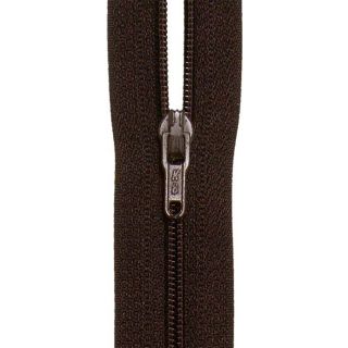 Reißverschluss - S40 - Meterware - mit Zipper - dunkelbraun