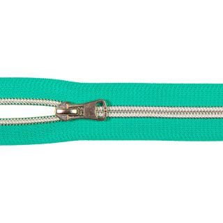 Spiralreißverschluss - S80 - Meterware - mit Zipper - türkis