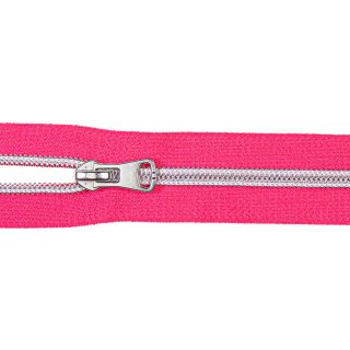 Spiralreißverschluss - S80 - Meterware - mit Zipper - pink