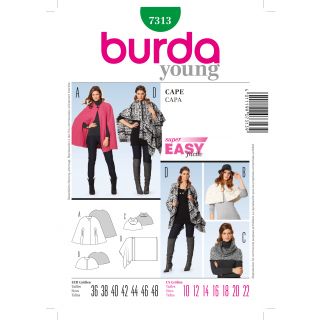 Schnittmuster - burda easy - Cape - 7313