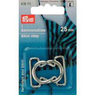 Prym - Bikiniverschluss - 25 mm - silber