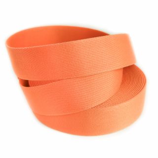 Viskosegurtband - uni - 40 mm - orange