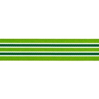 Ripsband - 25 mm - Streifen - limette-grün