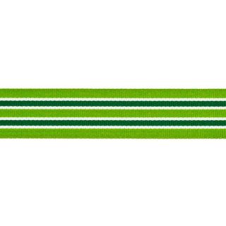 Ripsband - 25 mm - Streifen - limette-grün