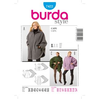 Schnittmuster - burda style - Cape - 7422
