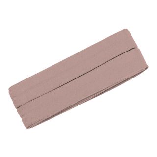 Jerseyschrägband - 40/20 - 3m Coupon - dunkelaltrosa