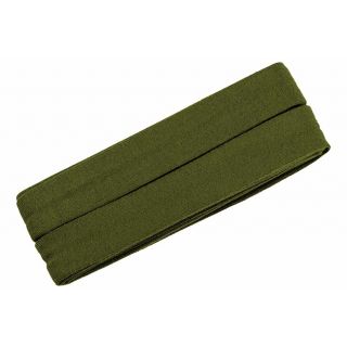 Jerseyschrägband - 40/20 - 3m Coupon - olive