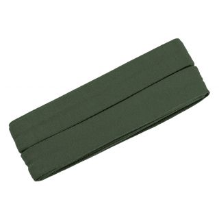 Jerseyschrägband - 40/20 - 3m Coupon - aschgrün