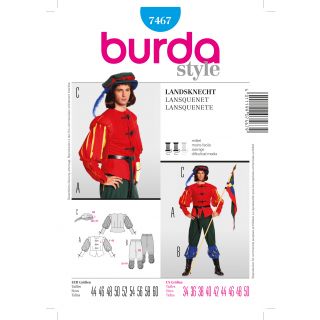 Schnittmuster - burda style - Landsknecht - 7467