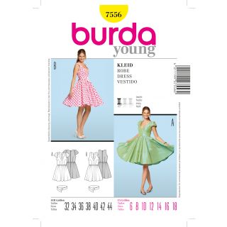 Schnittmuster - burda easy - Kleid - 7556