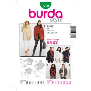Schnittmuster - burda easy - Jacke - 7700