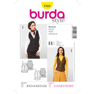 Schnittmuster - burda style - Weste - 7769