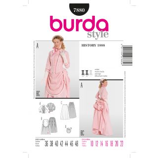 Schnittmuster - burda style - History 1888 - 7880