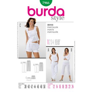 Schnittmuster - burda easy - Hose - 7966