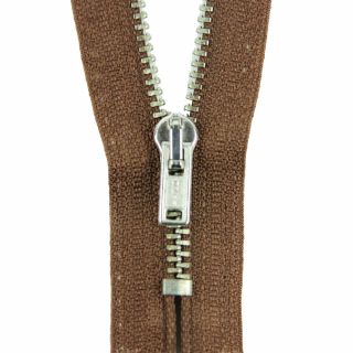 Reißverschluss Opti - M40-silber - 12cm - Werraschieber - nicht teilbar - vollmilchschoko