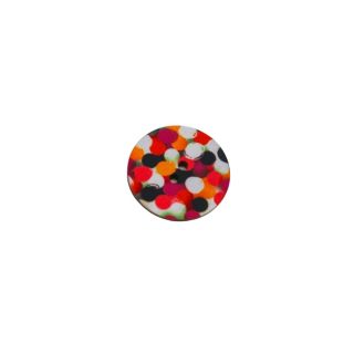 2-Loch-Knopf - Konfetti - 23 mm - bunt